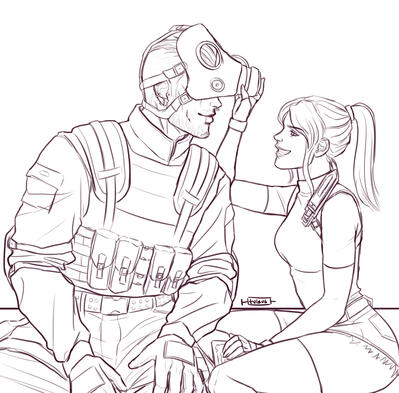 Claire and Hunk Claire and Hunk