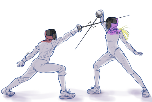 Fencing(Alexia and Alfred)
